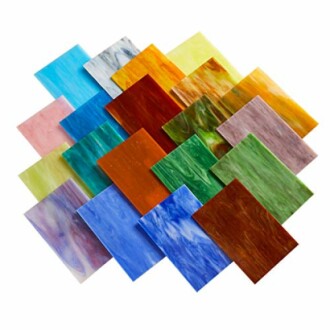 MaxGrain 20 Sheets Variety Stained Glass Sheets