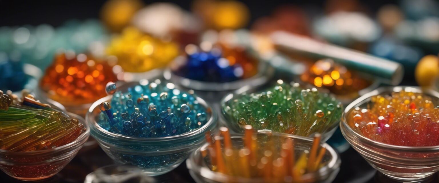 Frit and glass rods