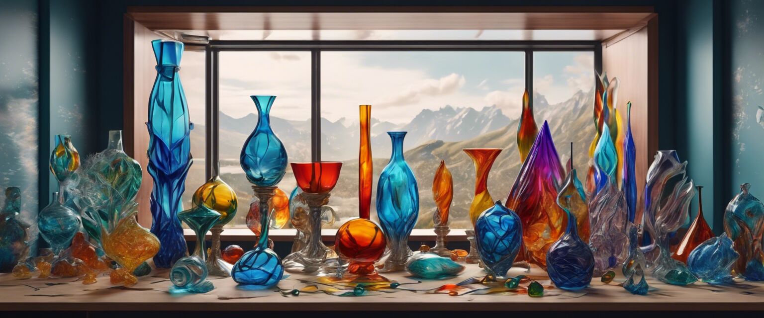 Glass art kits collection