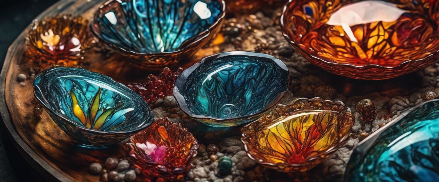 Glass kiln artwork