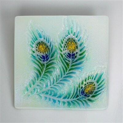 Small Peacock Feather Texture Mold