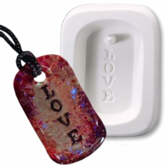 Hole Love Pendant Mold