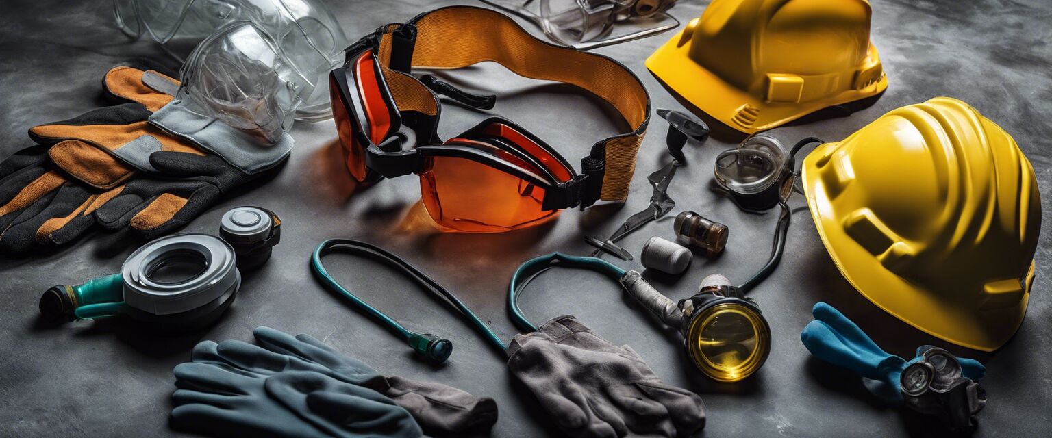 Safety gear for glass making