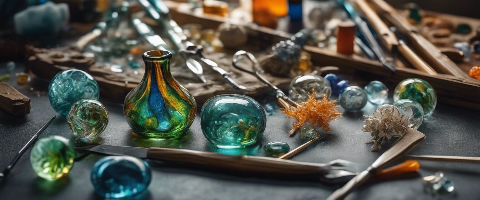 Eco-friendly glass art supplies and tools